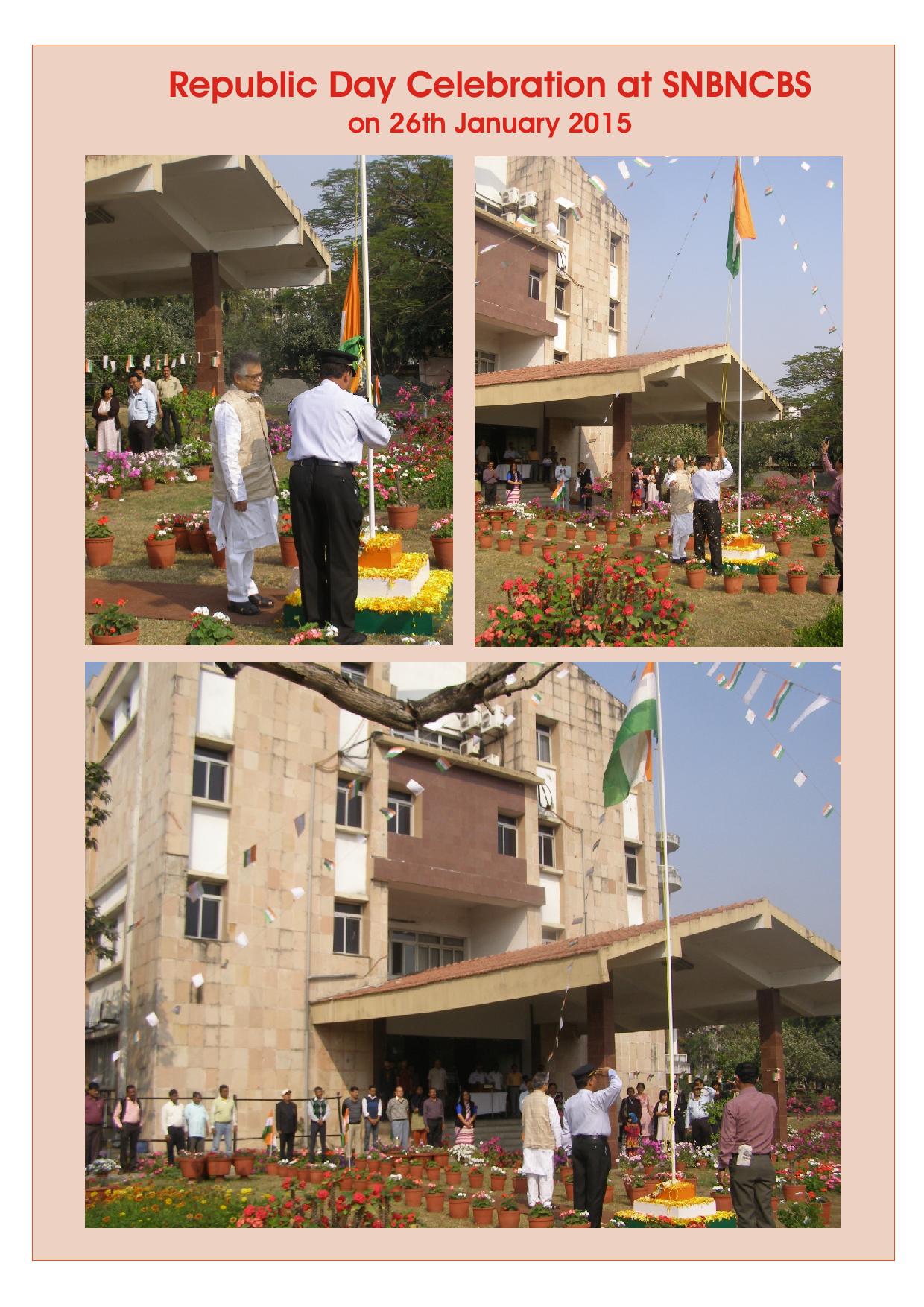 Celebration of Republic Day, 26th Jan 2015