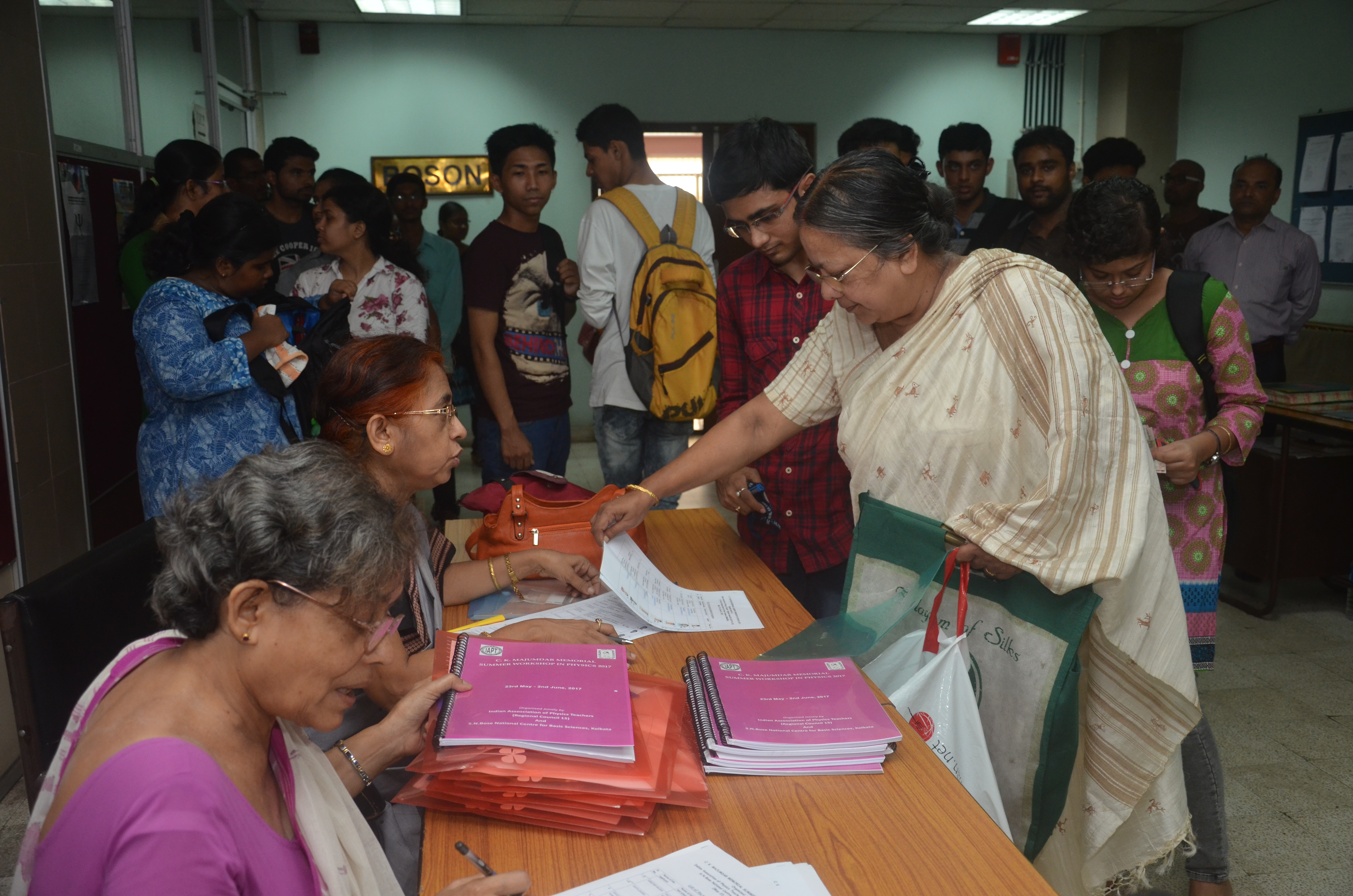 C K Majumder Memorial Summer Workshop 2017, SNBNCBS