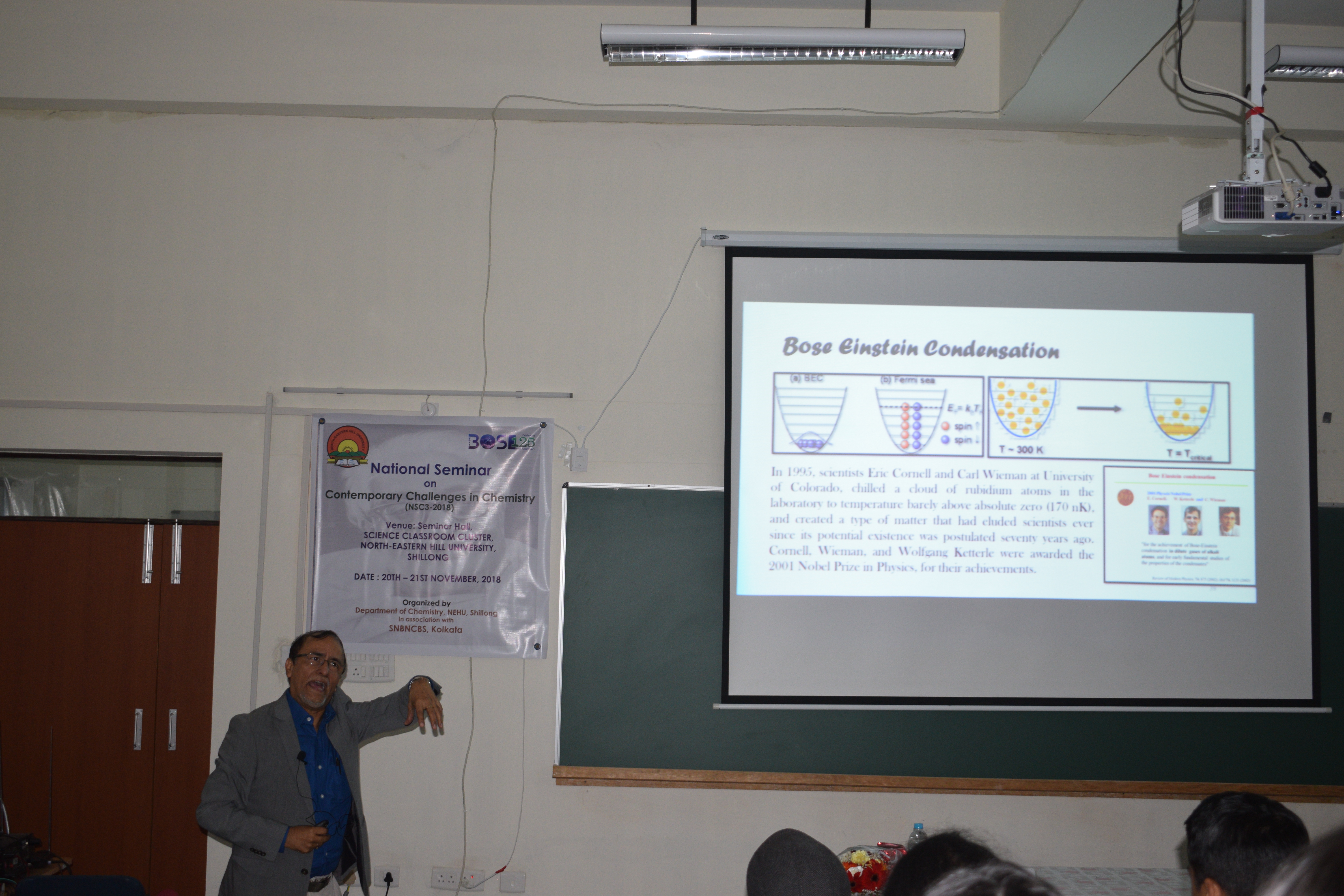 BOSE - 125 : OUTREACH PROGRAMME :National Seminar on Contemporary Challenges in Chemistry (NSC3-2018), NEHU, Shillong
