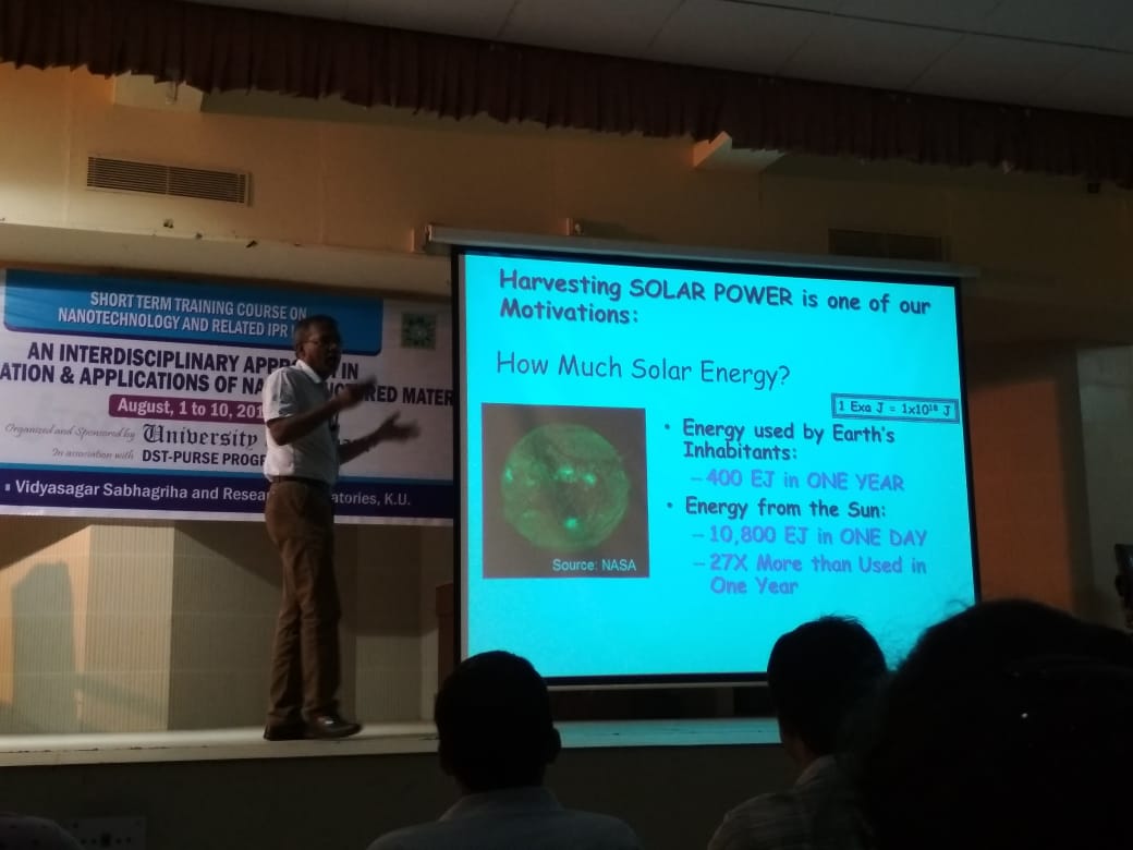 Bose -125 Outreach Activities :An Interdisciplinary Approach in Characterization and
Application of Nanostructured Materials