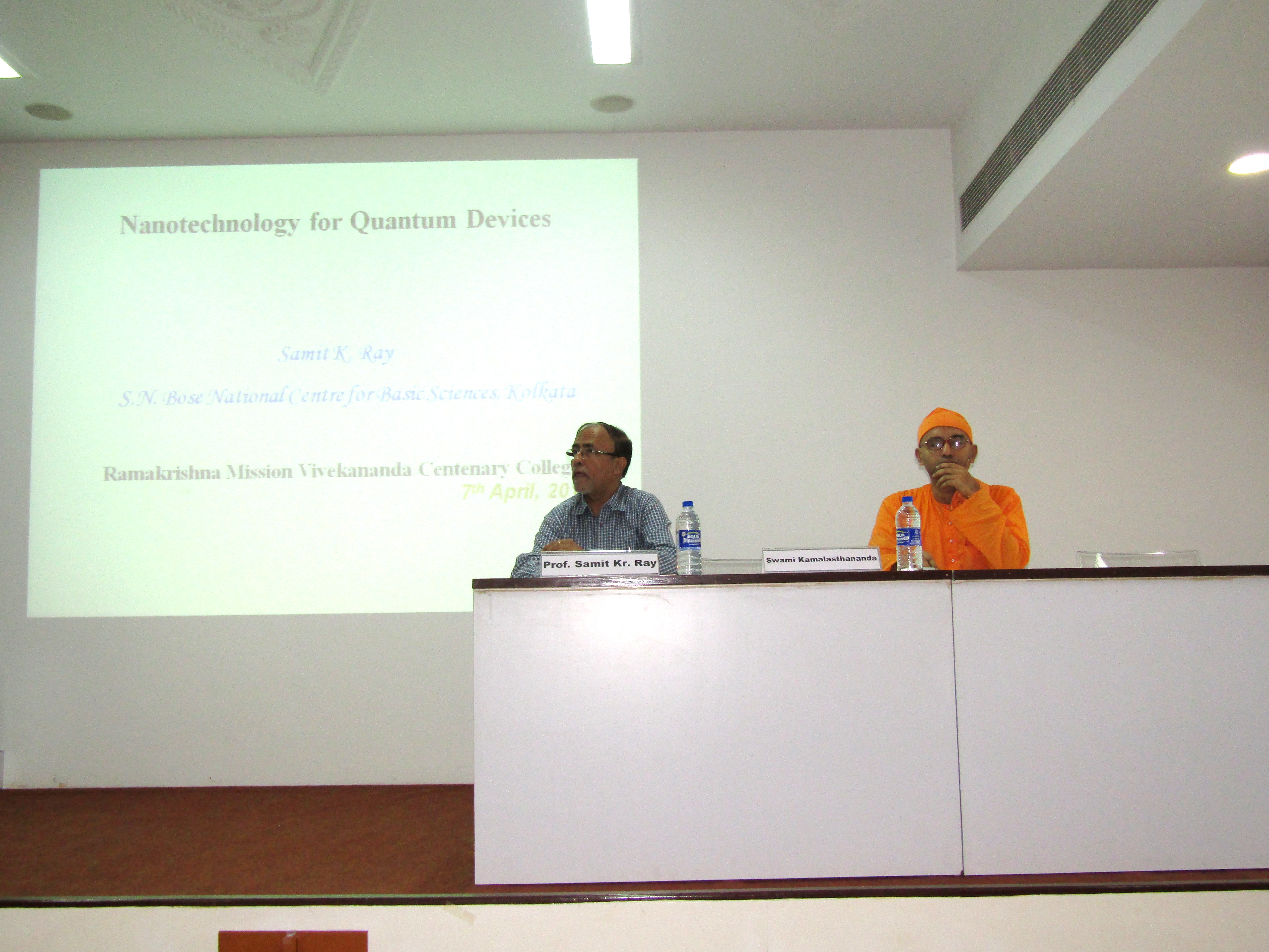 BOSE - 125 : OUTREACH PROGRAMME :Nanotechnology for Quantum Devices