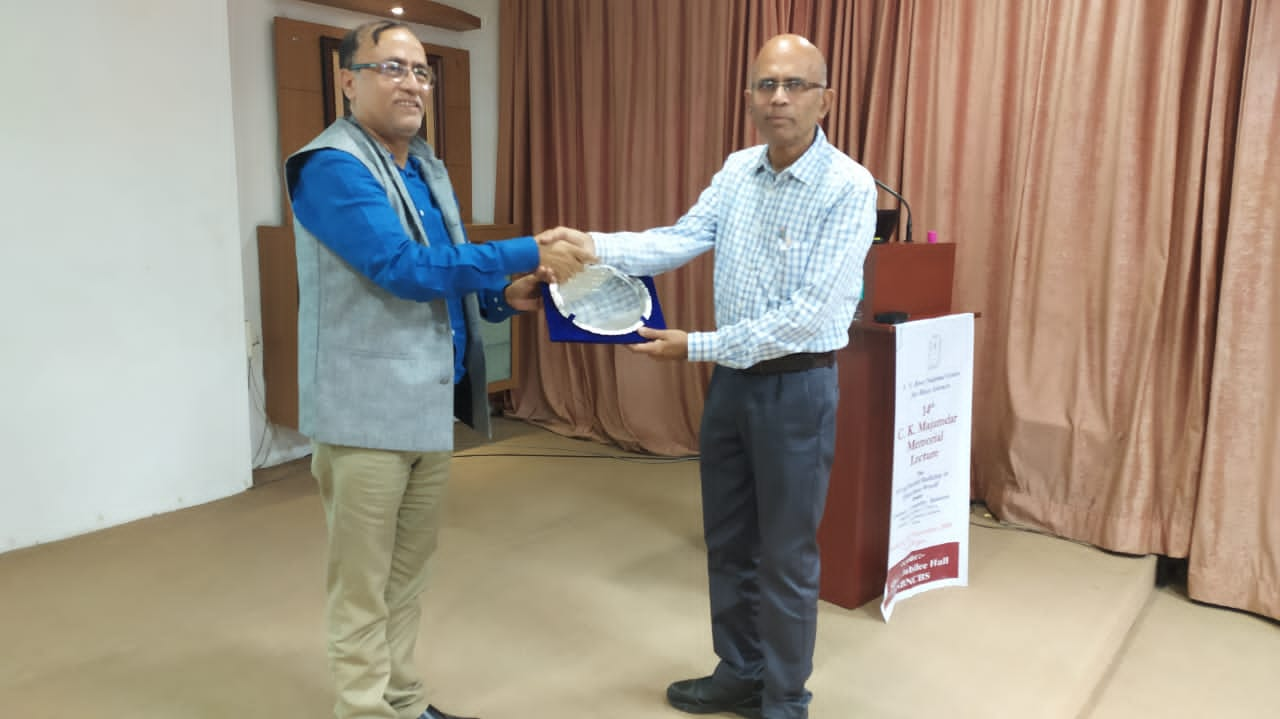 14th C.K Majumdar Memorial Lecture on 10-12-2019 at SNBNCBS