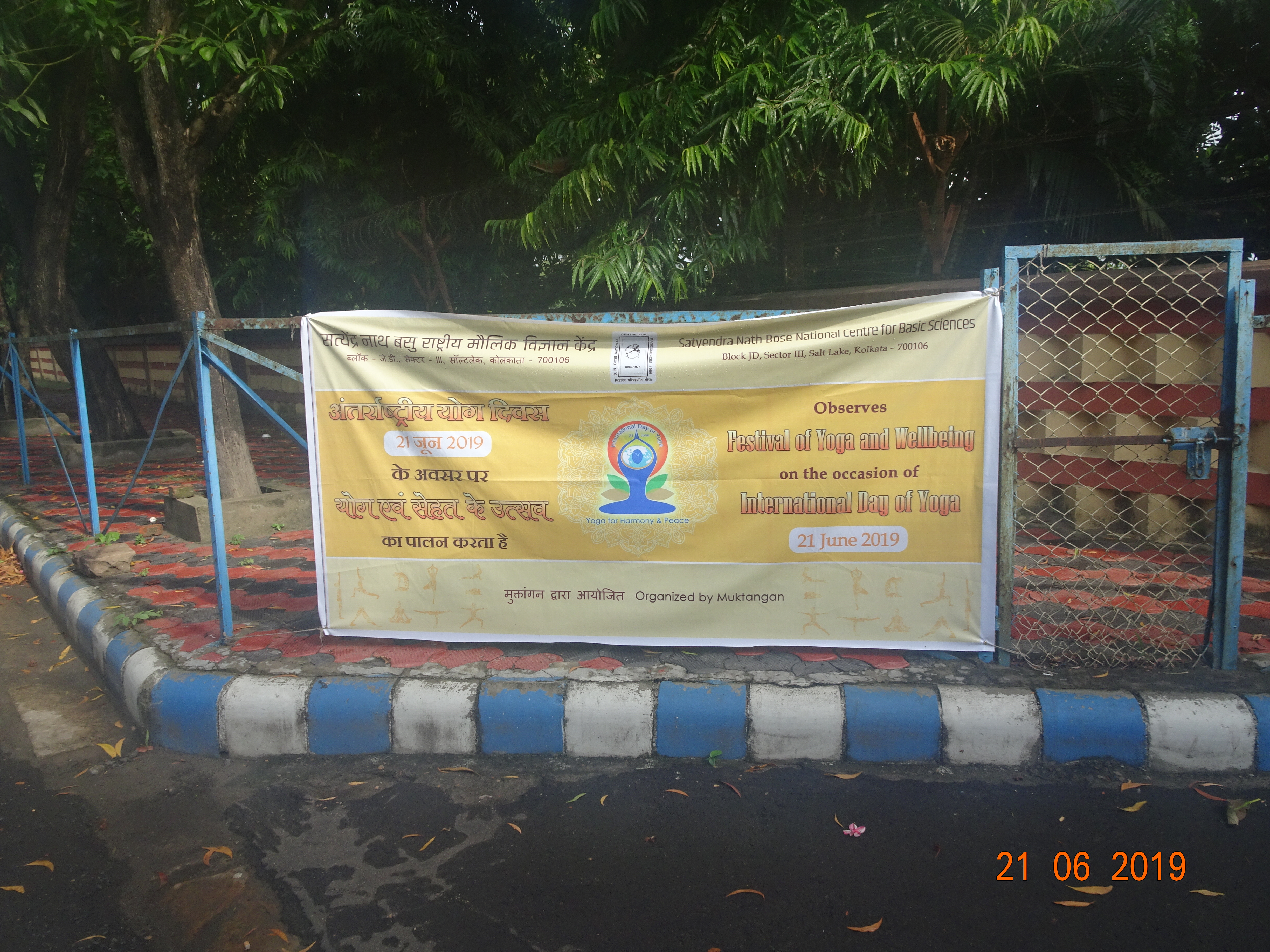 International Day of Yoga Celebration  at SNBNCBS on 21.06.2019