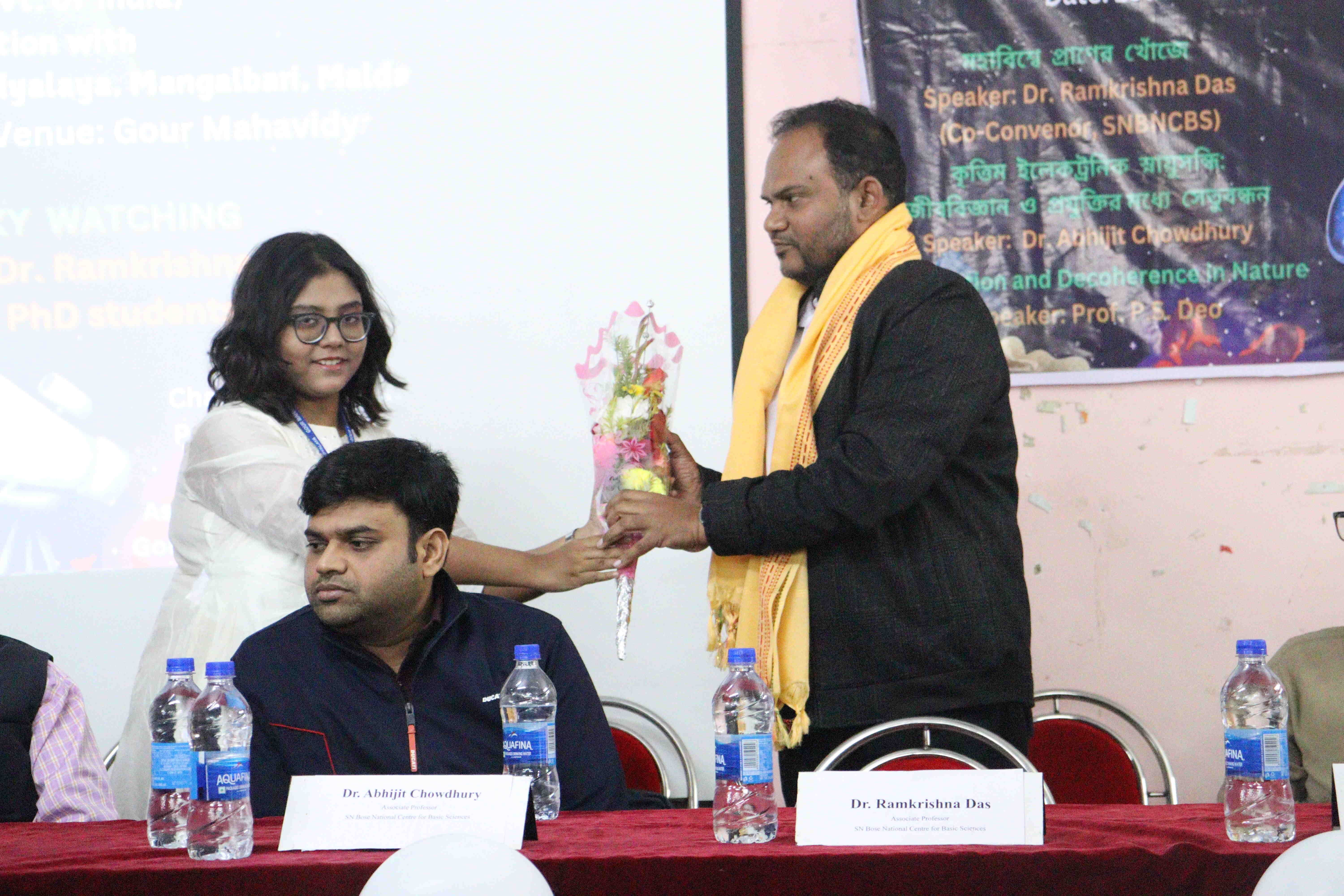 A One Day Science Outreach Program was organised by the Dept. of Physics