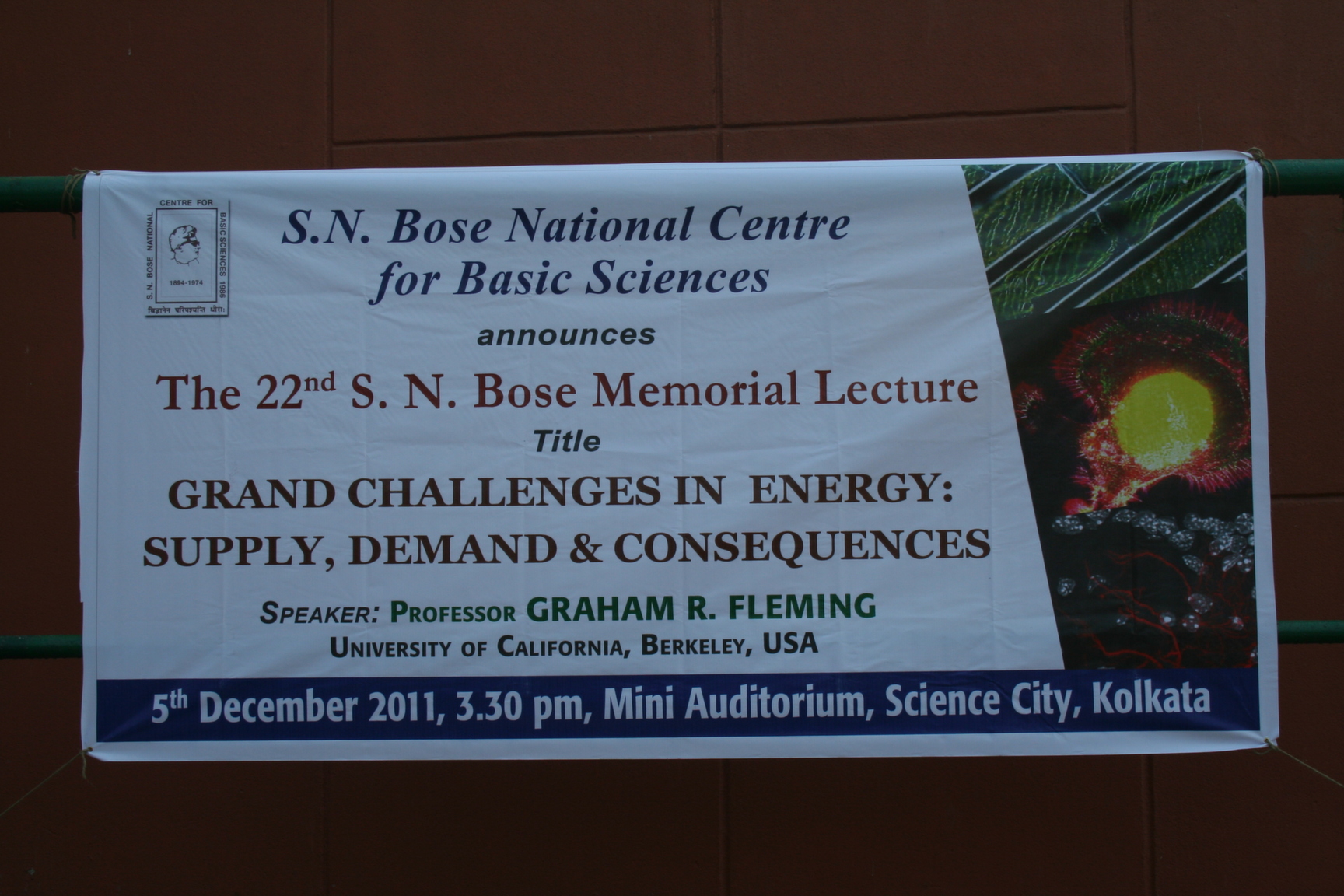 22nd S N Bose Memorial Lecture